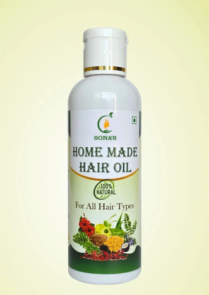 Best Herbal Hair Oil for Hair Growth & Hair Fall Control – Sona’s Home Made Hair Oil