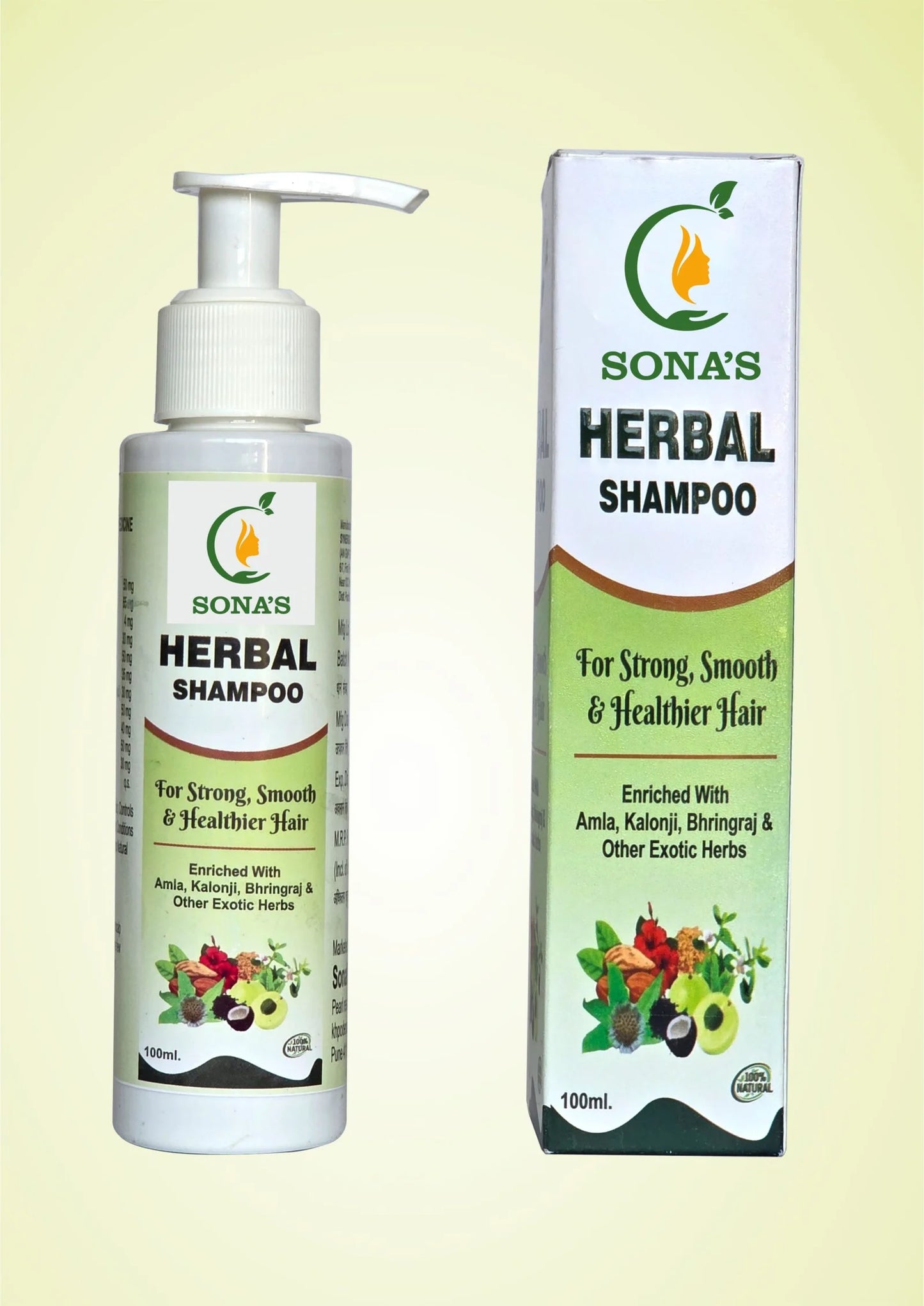 Best Herbal Shampoo for Hair Fall Control & Hair Growth – Sona’s Herbal Shampoo