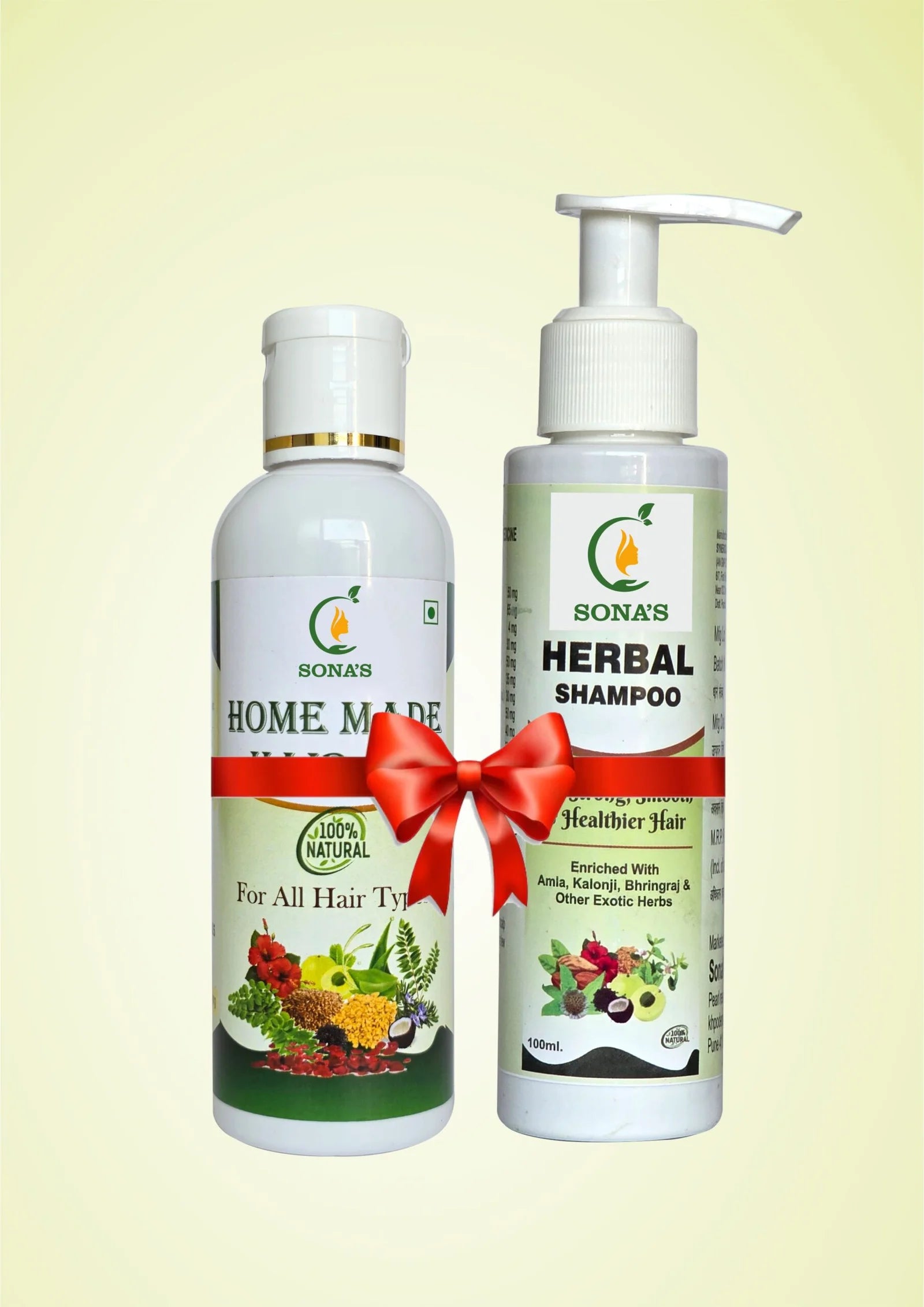 Best Herbal Hair Oil & Shampoo Combo for Hair Growth & Hair Fall Control – Sona’s Herbal Hair Oil