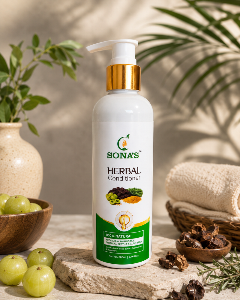 Sona's Herbal Conditioner – Nourish Every Strand Naturally-zoom-