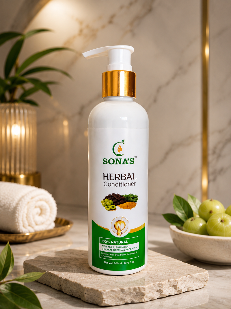 Sona's Herbal Conditioner – Nourish Every Strand Naturally-zoom-