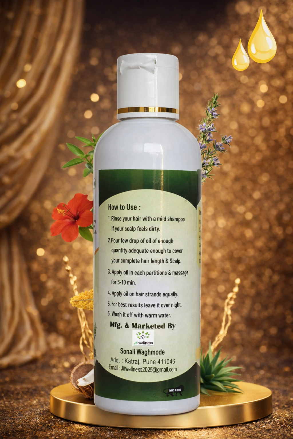 Best Herbal Hair Oil for Hair Growth & Hair Fall Control – Sona’s Home Made Hair Oil