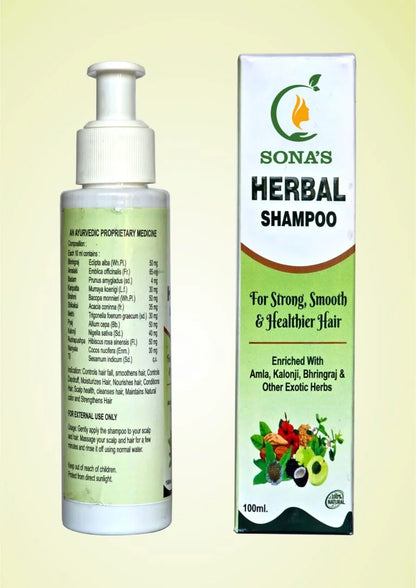 Best Herbal Shampoo for Hair Fall Control & Hair Growth – Sona’s Herbal Shampoo